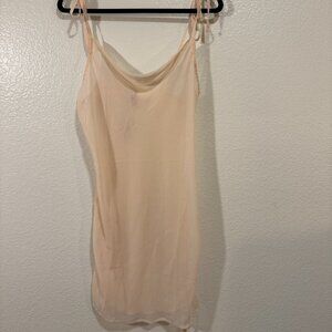 AdoreMe Blush Pink Sheer Adjustable Nightgown | M | New with tags